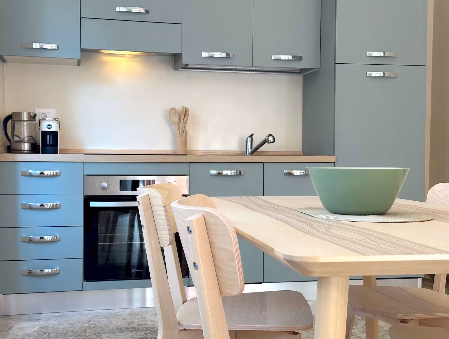 Kitchen with Lavazza coffee machine
