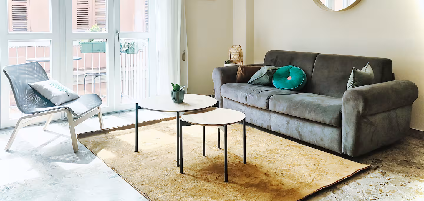 Living room seating area