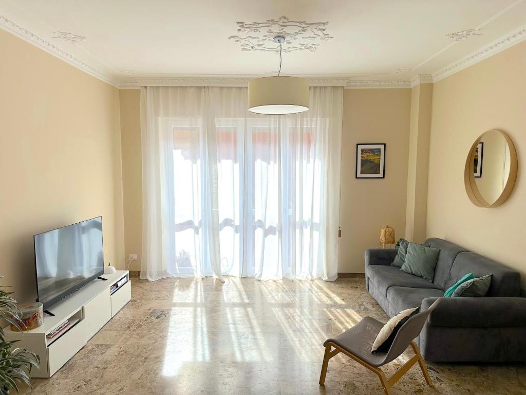 Living room with natural light